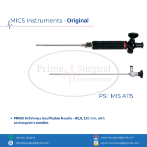 PRIME MISVeress Insufflation Needle - Ø2,0, 120 mm, with exchangeable needles