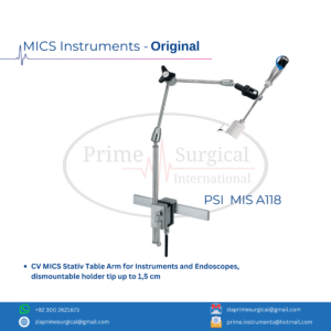 PRIME Stativ Table Arm for Instruments and Endoscopes, dismountable holder tip up to 1,5 cm