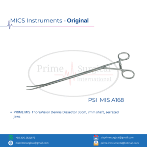PRIME MIS  ThoraVision Dennis Dissector 33cm, 7mm shaft, serrated jaws