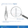 PRIME MIS Affan Micro Needle Holder - Ceramic Coating 21 cm STRAIGHT 0.4 MM TIP